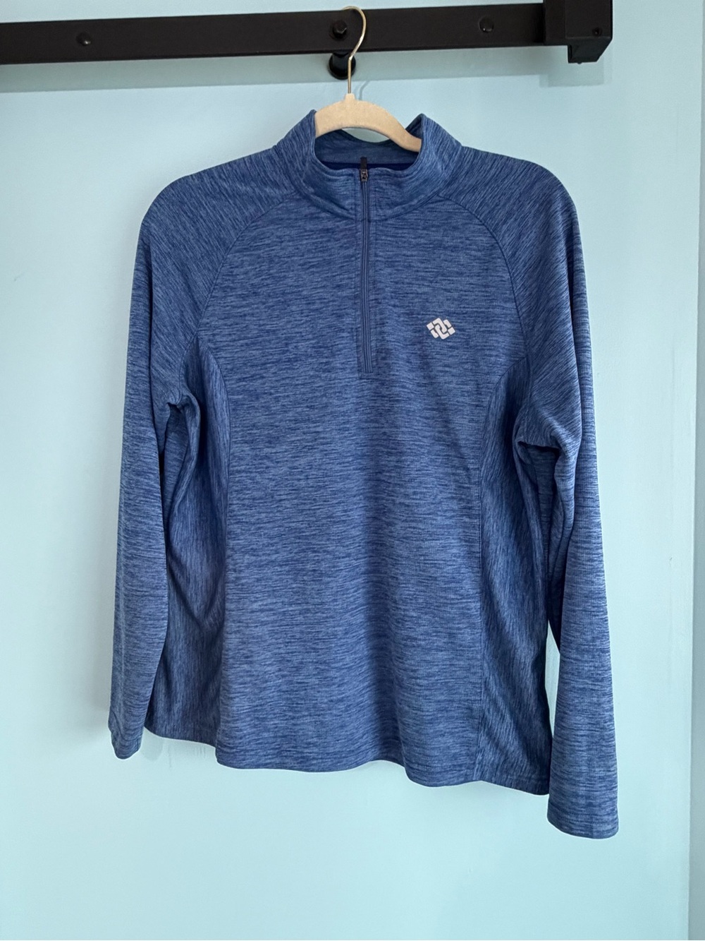 MoFiz Women’s Large Blue Quarter Zip Performance Pullover L